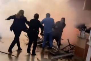 EE.UU.: un veh&iacute;culo se estrell&oacute; en la sala de urgencias de un hospital