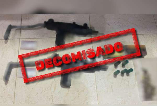 Dos subametralladoras fueron decomisadas en un operativo del Bloque de Seguridad en Manab&iacute;.