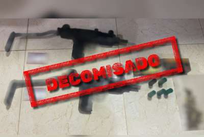 Dos subametralladoras fueron decomisadas en un operativo del Bloque de Seguridad en Manab&iacute;.