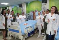 Hoy se inauguró nueva sala en el Hospital Baca Ortiz