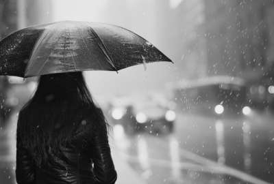 Lluvia negra en Argentina