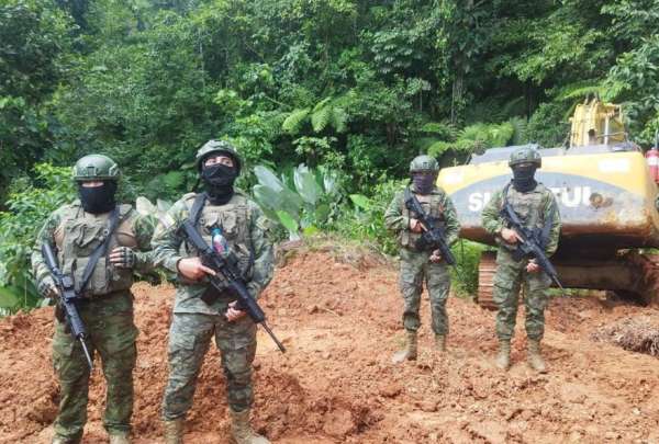 Desde enero de 2024, en Ecuador se realizaron m&aacute;s de 32.000 operativos militares y se decomisaron USD 660 millones relacionados con la miner&iacute;a ilegal.
