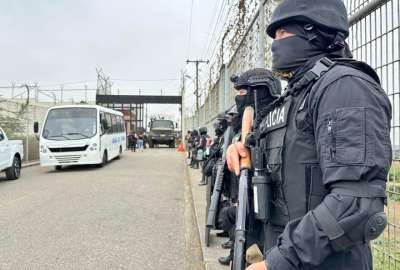 La Polic&iacute;a Nacional y las Fuerzas Armadas mantienen el control en la zona donde se ubica la C&aacute;rcel de La Roca.