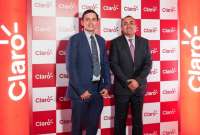 Byron Añazco, Gerente Corporativo de Claro Ecuador y Jorge Rodriguez, Director de Desarrollo de Productos y Servicios de Seguridad de SCITUM Latinoamérica.