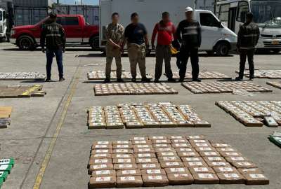 Fausto Salinas, comandante de la Polic&iacute;a, indic&oacute; que la incautaci&oacute;n de coca&iacute;na se dio en uno de los puertos de Guayaquil 