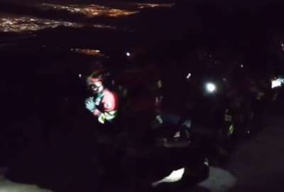 Bomberos rescataron a una persona que cay&oacute; en el cr&aacute;ter del Guagua Pichincha
