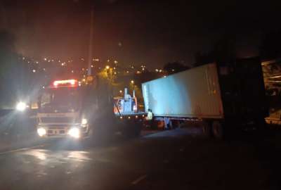 Av. Sim&oacute;n Bol&iacute;var y autopista Gral. Rumi&ntilde;ahui habilitadas tras accidente de tr&aacute;nsito