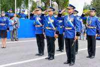 En Quito se realizó la ceremonia de relevo de mando de la Policía Nacional.