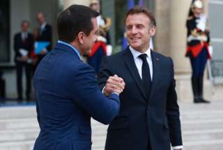 Noboa se reuni&oacute; en Par&iacute;s con el presidente Emmanuel Macron para fortalecer lazos bilaterales