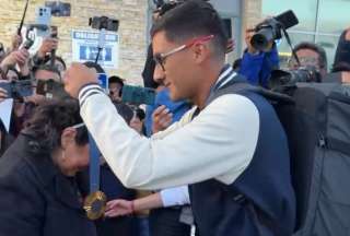 Daniel Pintado: El doble medallista ol&iacute;mpico ya est&aacute; en casa