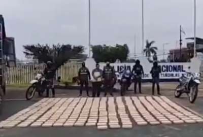 Tres operativos efectuados por la Polic&iacute;a Nacional dieron como resultado la incautaci&oacute;n de 1,7 toneladas de coca&iacute;na.