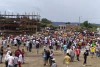 Tribuna de plaza de toros popular se derrumb&oacute; en El Espinal, Colombia