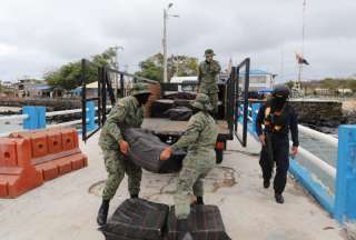 4,5 toneladas de drogas se incautaron en mar ecuatoriano