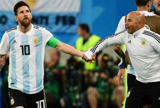 Jorge Sampaoli habl&oacute; del liderazgo de Lionel Messi en la selecci&oacute;n argentina