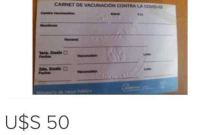 Ministerio de Salud denunci&oacute; en la Fiscal&iacute;a a los ofertantes de carnets falsos de vacunaci&oacute;n