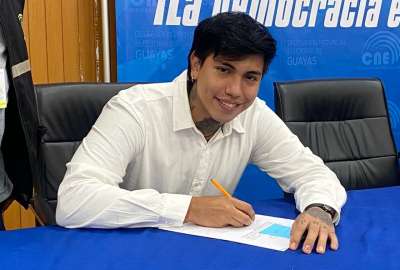 Joshua L&oacute;pez ya no ser&aacute; candidato para concejal de Dur&aacute;n