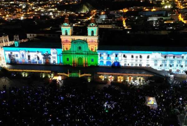 El festival de mapping &lsquo;Quito Luz de Am&eacute;rica&rsquo; ser&aacute; entre el 8 y 10 de agosto. 