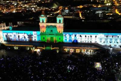 El festival de mapping &lsquo;Quito Luz de Am&eacute;rica&rsquo; ser&aacute; entre el 8 y 10 de agosto. 