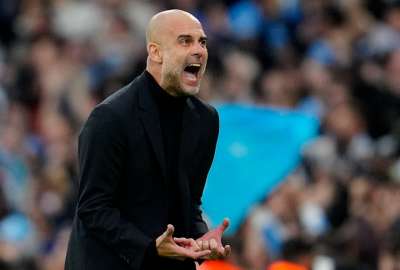 Pep Guardiola gan&oacute; el triplete con el Manchester City