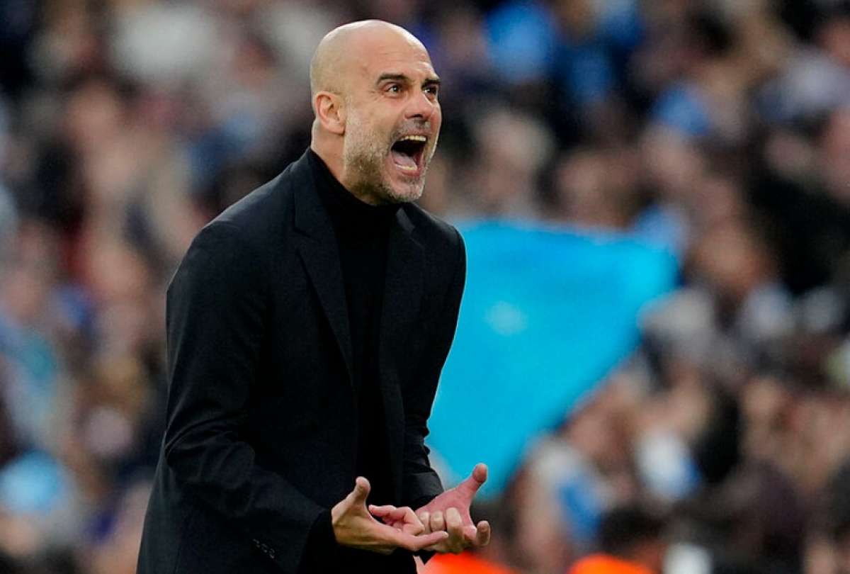 Pep Guardiola gan&oacute; el triplete con el Manchester City