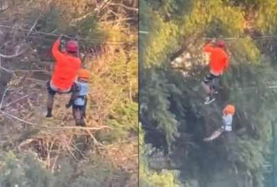 Los param&eacute;dicos ayudaron al infante que sufri&oacute; la ca&iacute;da