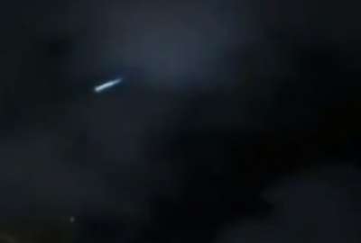 Graban la ca&iacute;da de un supuesto meteorito en Punta Carnero, Ecuador