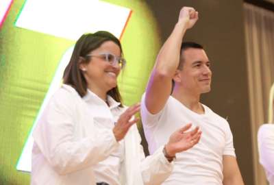 Mar&iacute;a Jos&eacute; Pinto y Daniel Noboa ser&aacute;n los candidatos de ADN en las elecciones de febrero de 2025. 