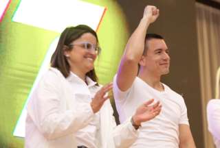 Presidente Daniel Noboa inscribi&oacute; su candidatura en el CNE