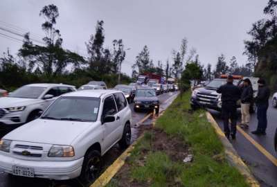 Se registr&oacute; un accidente de tr&aacute;nsito en el sector de Gu&aacute;pulo