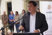 El alcalde de Cuenca, Cristian Zamora adquirió un vehículo blindado para resguardar su seguridad.