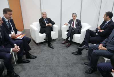 Presidente Guillermo Lasso se reuni&oacute; con el Secretario General de la OEA y el Canciller de M&eacute;xico