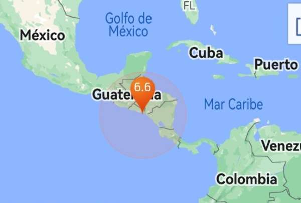 Fuerte sismo fue sentido en El Salvador y otros pa&iacute;ses de la regi&oacute;n