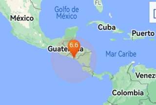 Fuerte sismo fue sentido en El Salvador y otros pa&iacute;ses de la regi&oacute;n