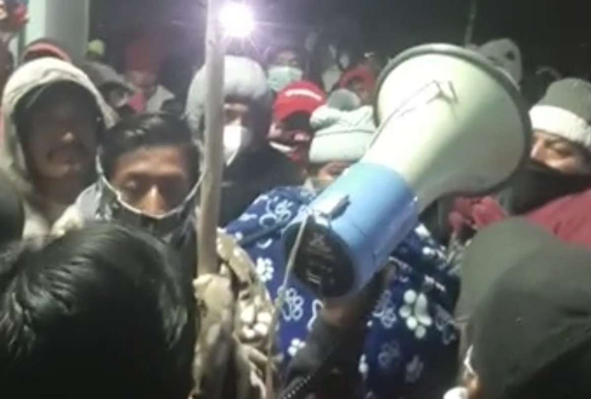 La Subestación Eléctrica de Tisaleo fue tomada por más de 300 manifestantes