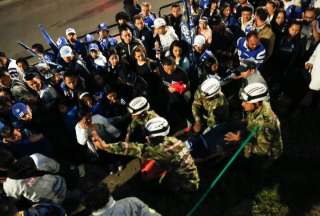 Hinchas de Millonarios y Atl&eacute;tico Nacional de Medell&iacute;n protagonizaron percances