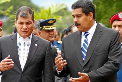 Rafael Correa reconoci&oacute; a Nicol&aacute;s Maduro como presidente de Venezuela