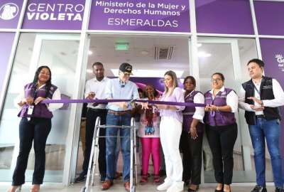 Gobierno inaugur&oacute; un Centro Violeta en Esmeraldas