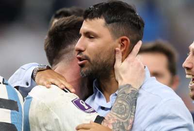 Sergio Ag&uuml;ero confes&oacute; qu&eacute; pas&oacute; en realidad entre Messi y Weghorst 