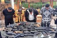 La Polic&iacute;a Nacional decomis&oacute; 40 armas de fuego en la &amp;#039;narcofiesta&amp;#039; realizada en la V&iacute;a a la Costa. 