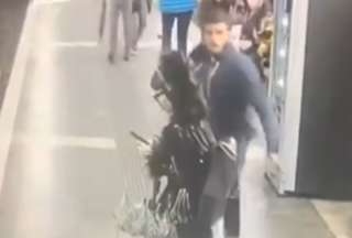 Brutal agresi&oacute;n se registr&oacute; en el Metro de Barcelona