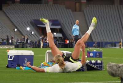 Halaand sufri&oacute; una ca&iacute;da en el entrenamiento del Manchester City