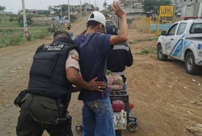 En el sector de Progreso, Polic&iacute;a realiza controles de personas, veh&iacute;culos, motocicletas