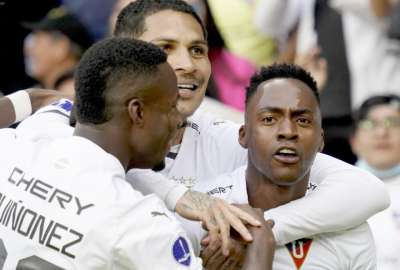 Liga de Quito consigui&oacute; una peque&ntilde;a ventaja ante Sao Paulo