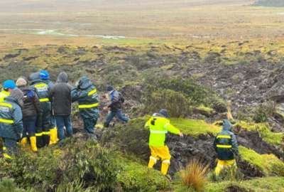 Epmaps realiza retiro de escombros en el Antisana. 