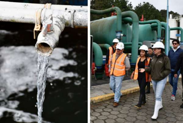 La ministra Mar&iacute;a Luisa Cruz verific&oacute; la operatividad de la Planta de Tratamiento de Agua Potable en Loja