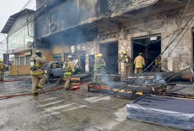 Incendio en la v&iacute;a a Daule deja dos fallecidos en local de colchones