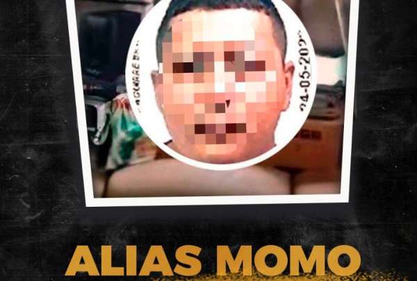 El Bloque de Seguridad captur&oacute; a alias 'Momo'.