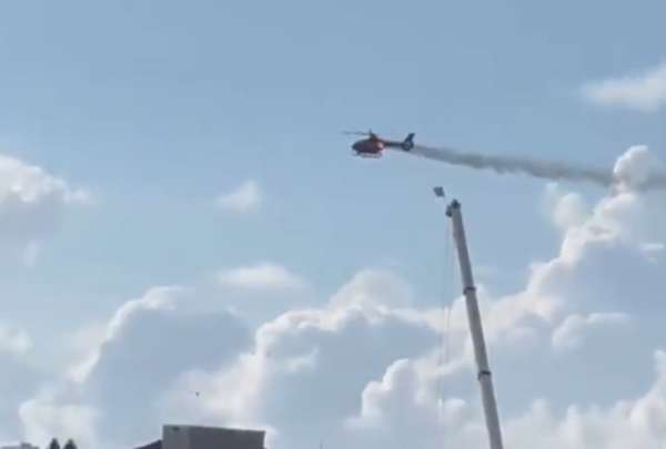 Un helic&oacute;ptero sufri&oacute; un accidente y dej&oacute; dos muertos y cuatro heridos