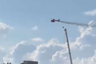 Un helic&oacute;ptero sufri&oacute; un accidente y dej&oacute; dos muertos y cuatro heridos