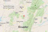 Temblor se registró en la provincia de Pichincha, este sábado